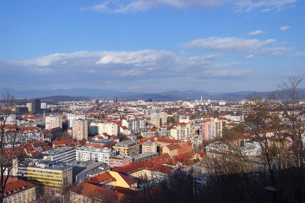 ljubljana château vue panorama