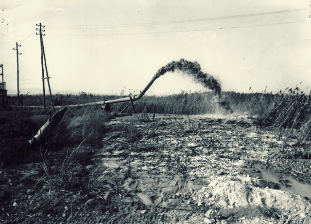 Fig. 16 - Bonificata tramite dreanaggio dell’insenatura meridionale di Castiglione del Lago, Foto GIM, Passignano sul Trasimeno
