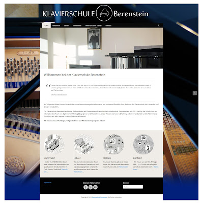 Webdesign + Illustration Klavierschule Berenstein