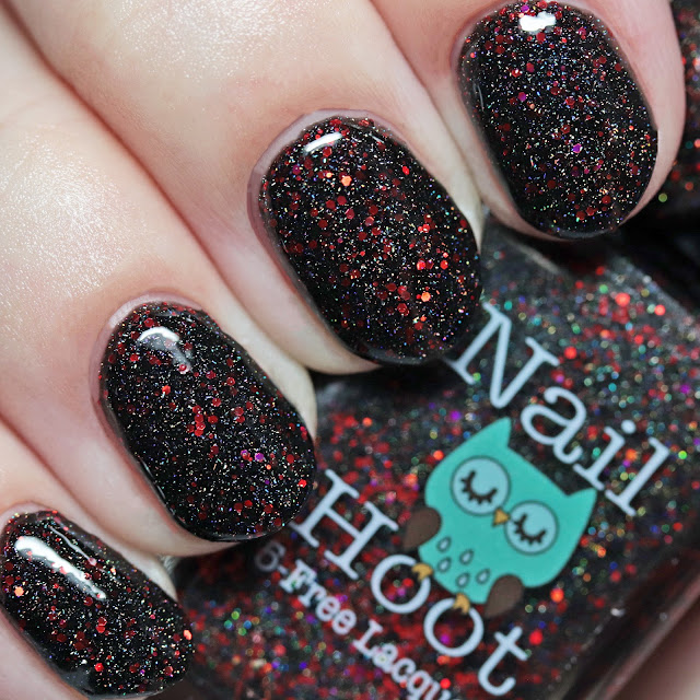 Nail Hoot Indie Lacquers Black Widow