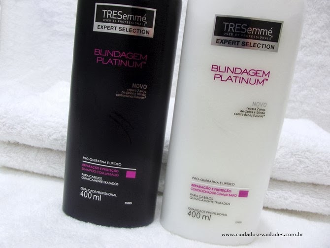 Shampoo e Condicionador Tresemmé Blindagem Platinum