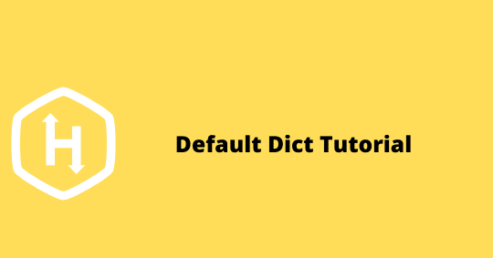 python3 defaultdict