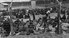 Mau Mau veterans in concentration camps in Kenya