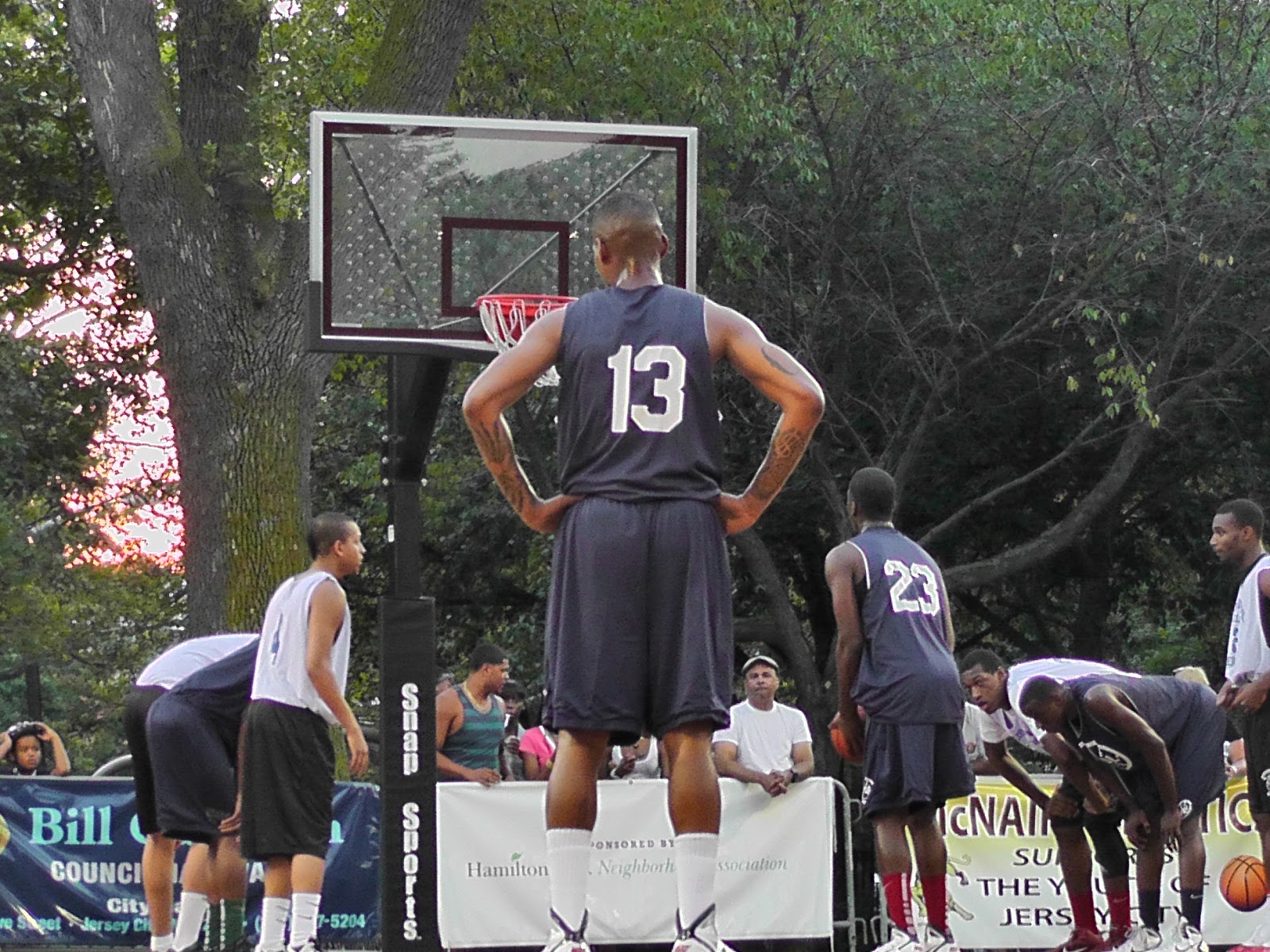 Hamilton Park Summer Basketball League H.P. High School All Stars vs