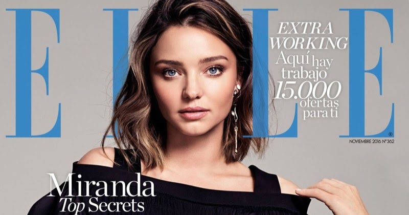 Miranda Kerr wears Louis Vuitton for Elle Spain November 2016