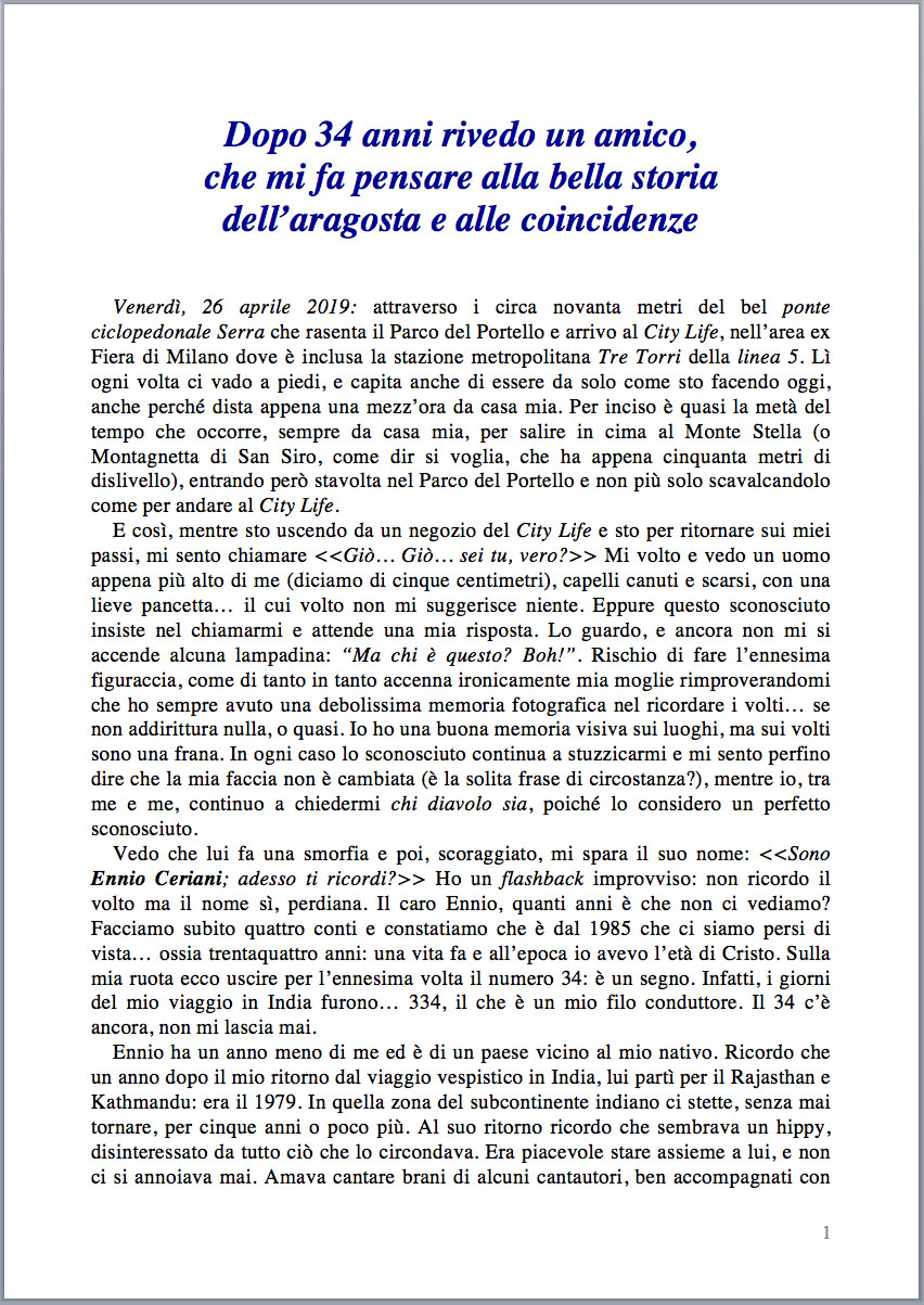 Pagina 1 – Ennio Ceriani
