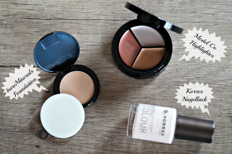 Korres Nail Color, ModelCo Highlighter Trio, bareMinerals Foundation