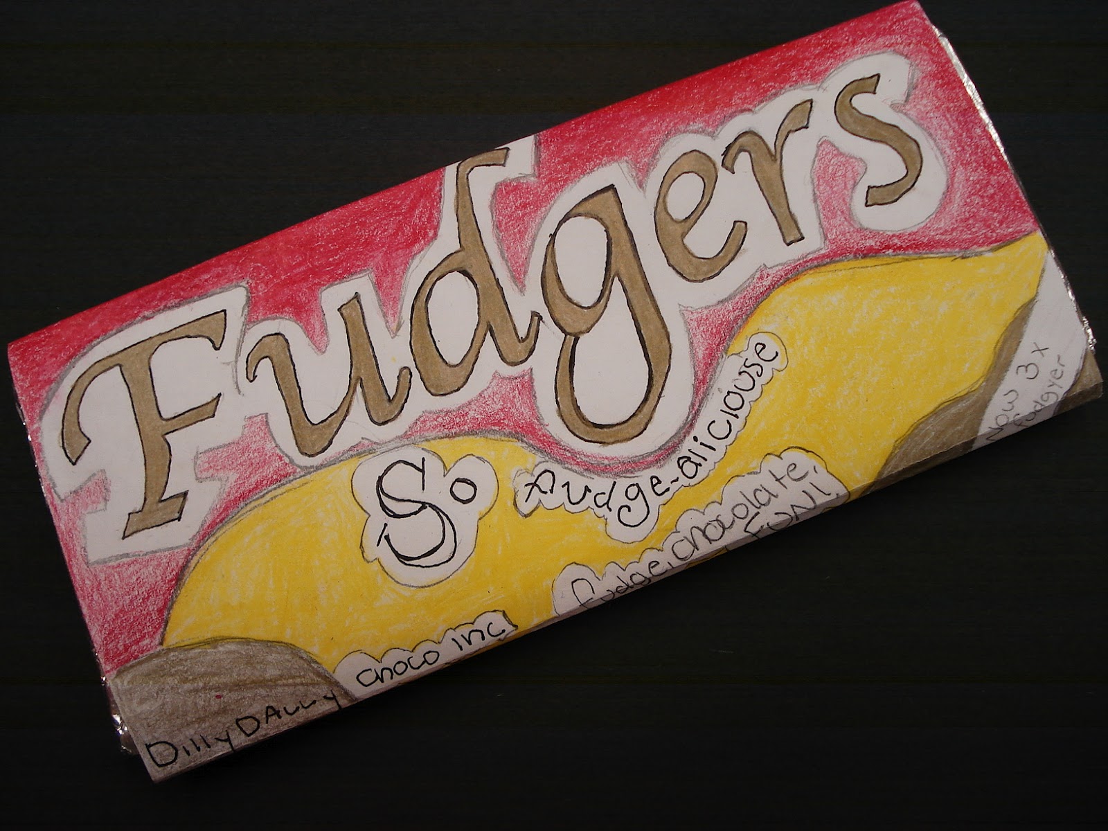 A Faithful Attempt Chocolate Bar Wrapper Design