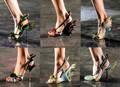 prada shoes with wings