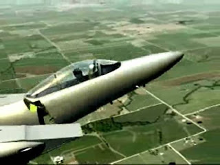 F-15 Jet Comes Apart in Flight 