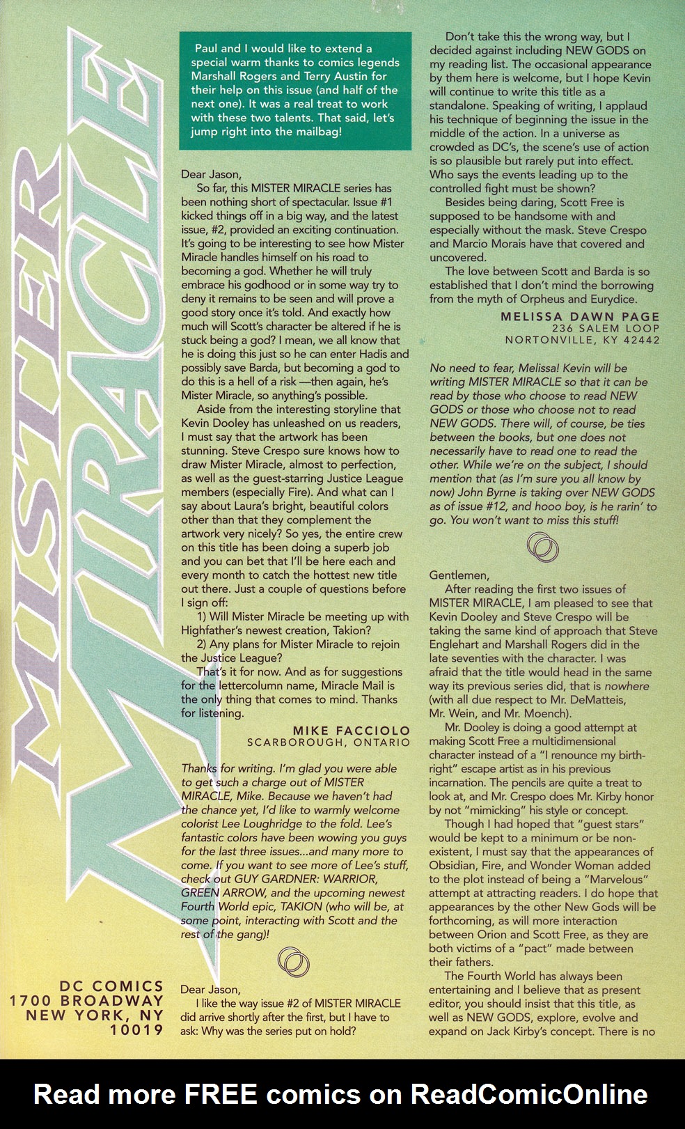 Read online Mister Miracle (1996) comic -  Issue #5 - 25