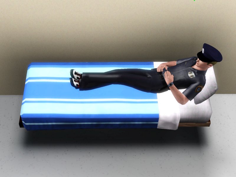 Simming in Magnificent Style Prison bed