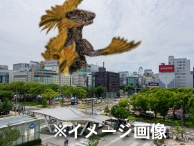 しゃちほこ怪獣3(素材使用・イメージ画像)