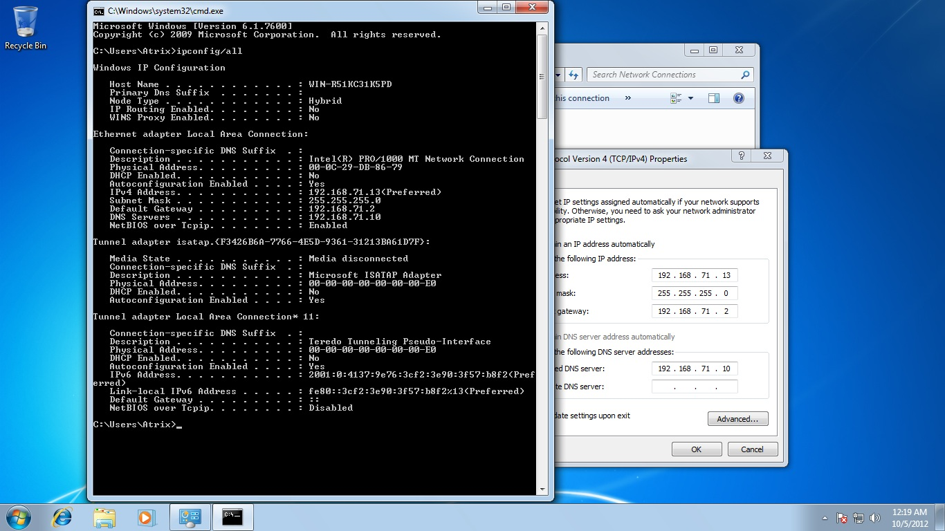 COMUNICACIÓN Y REDES COMANDO NETSTAT, IPCONFIG, PING, TRACEROUTE, TIEMPO DE IDA Y VUELTA