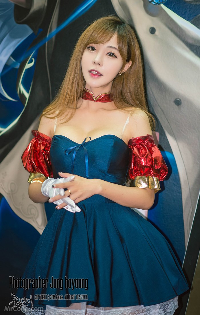 Beauty Seo Jin Ah at G-Star 2016 exhibition (126 photos)