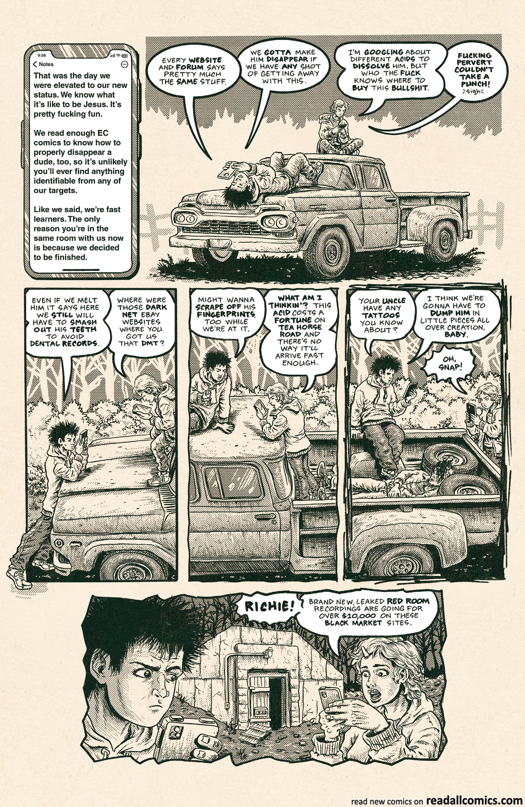 Red Room: Trigger Warnings chapter 2 page 13