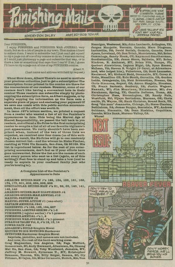 Read online The Punisher (1987) comic -  Issue #32 - Speedy Solution - 24