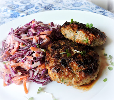 Turkey Burgers with Cranberries & Goat's Cheese