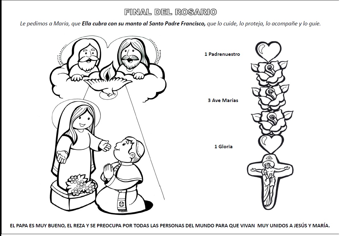 La Catequesis (El blog de Sandra) Recursos Catequesis Santo Rosario para Colorear Mes de Octubre La Catequesis (El blog de Sandra) Recursos Catequesis Santo Rosario para Colorear Mes de Octubre