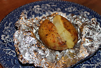 Gepofte aardappel