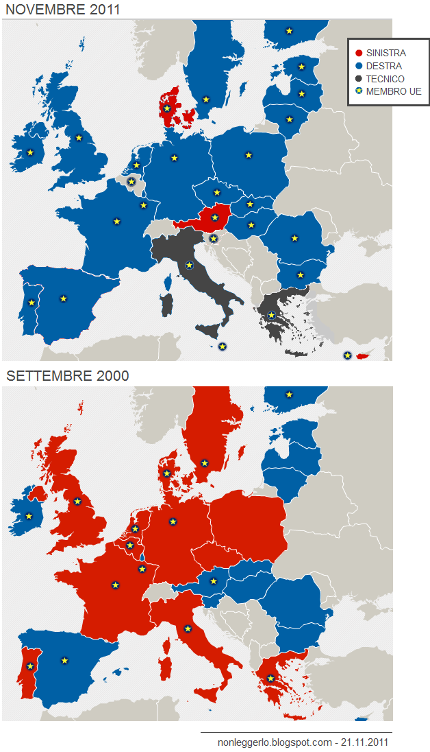 Mappa%2Bgoverni%2BUnione%2BEuropea%2Bnovembre%2B2011%2Bvs%2B2000%2B-%2BNonleggerlo