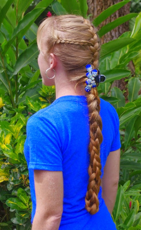 Braids & Hairstyles for Super Long Hair: Waist-length French braid for