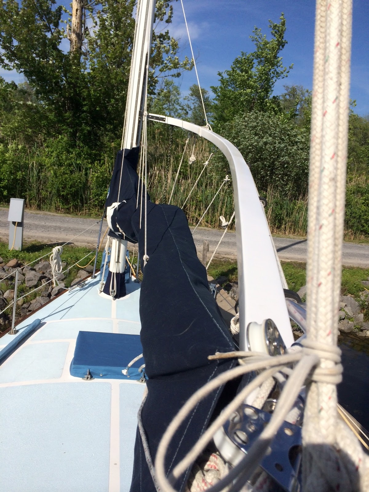 Restoring a Herreshoff Designed Cat Ketch Half Wishbone Booms Get