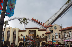 Roller Coaster Ride at Universal Studios Japan Osaka