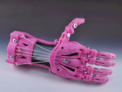 an image of 3d printed prosthetic hand cyborg beast