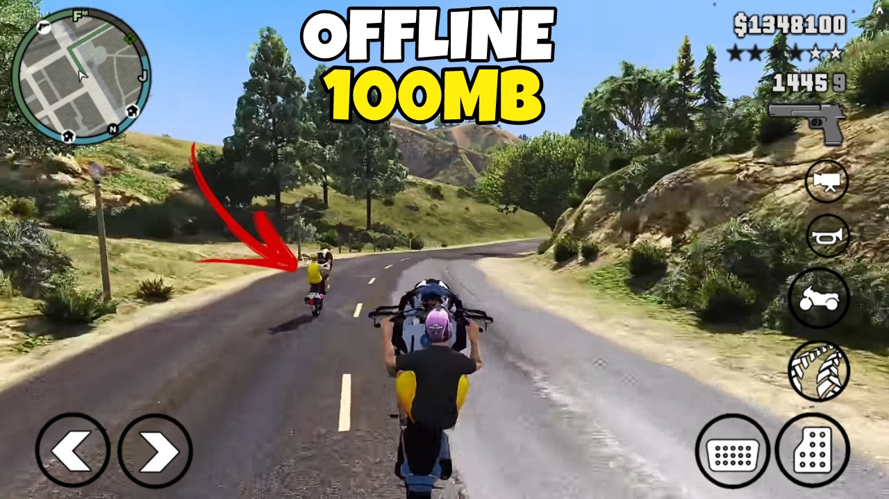 SAIU GTA san Andreas motovlog LEVE 100mb pra todos OS ANDROID! 