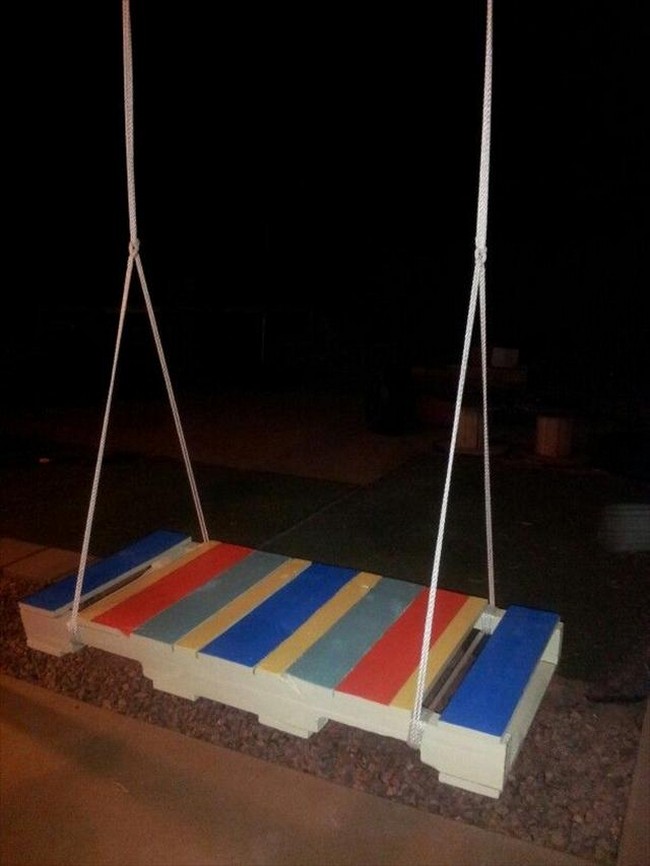 50+ DIY Pallet Swing Ideas Make Immediately Pallets Platform