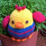 patron gratis pajaro amigurumi | free pattern amigurumi bird