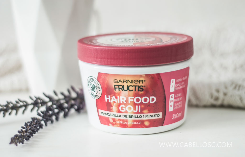 proteger Cúal Acelerar Mascarilla Hair Food Goji de Garnier Fructis - Cabellos C
