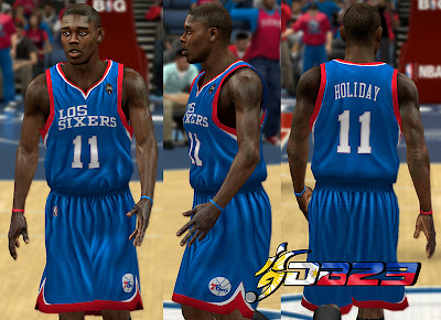 NBA 2K13 Philadelphia 76ers Fictional Latin Nights Jersey Mods