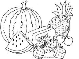 Watermelon coloring page 9