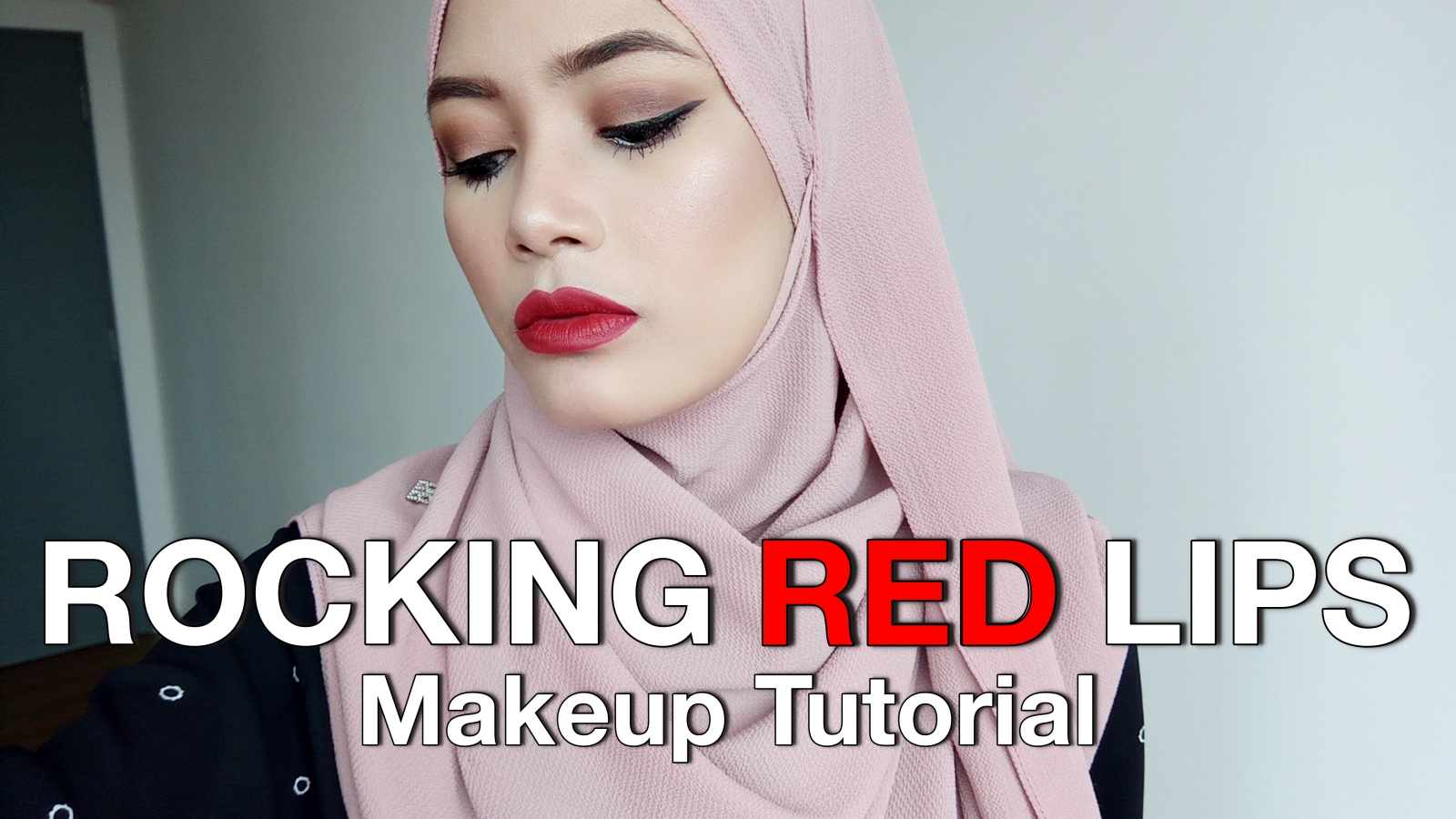 VIDEO My Makeup Look 3 Rocking Red Lips Nisa Kay