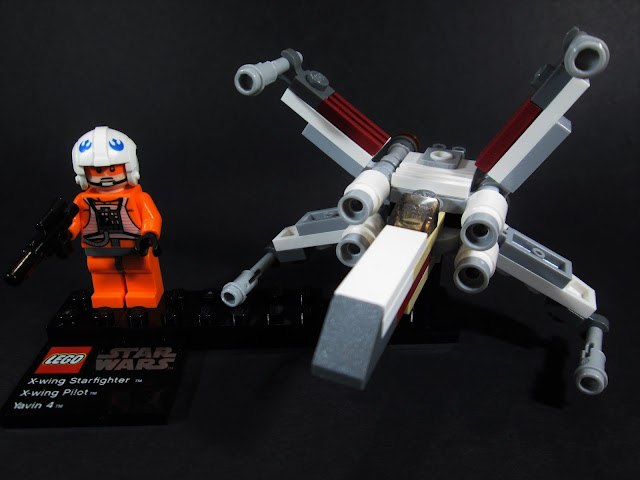 Set LEGO Star Wars 9677-1: X-wing Starfighter & Yavin 4