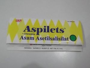 Manfaat Dan Kegunaan Aspilets Tablet Kunyah Untuk ...