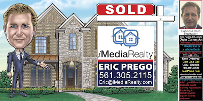 IMedia Realty Lawn Sign House Sign Caricatures