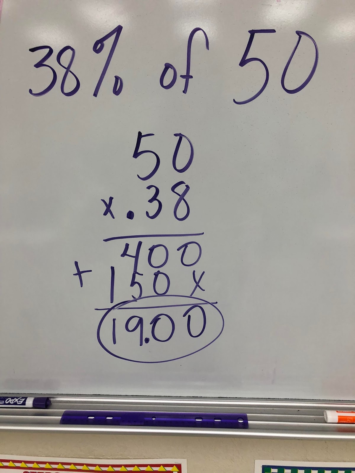 13 is 26% of what number? picture