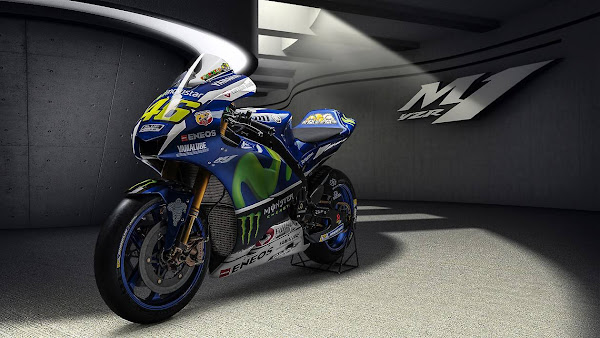 Yamaha YZR-M1 2016 MotoGP Rossi Wallpaper-1