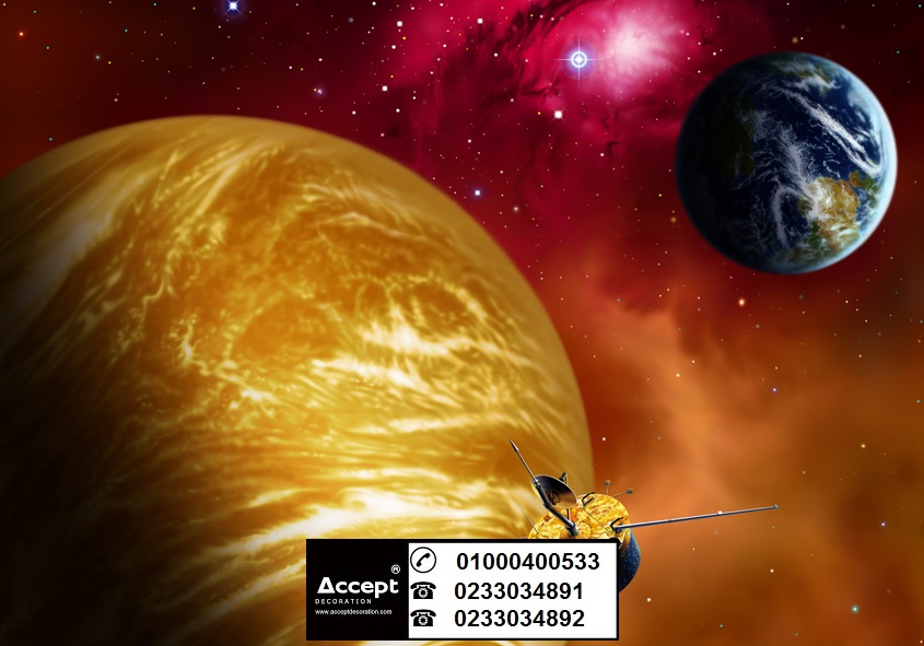 اكسبت ديكوريشن® ورق حائط خلفيات الفضاء ، ورق حائط للاسقف فضاء ، ورق