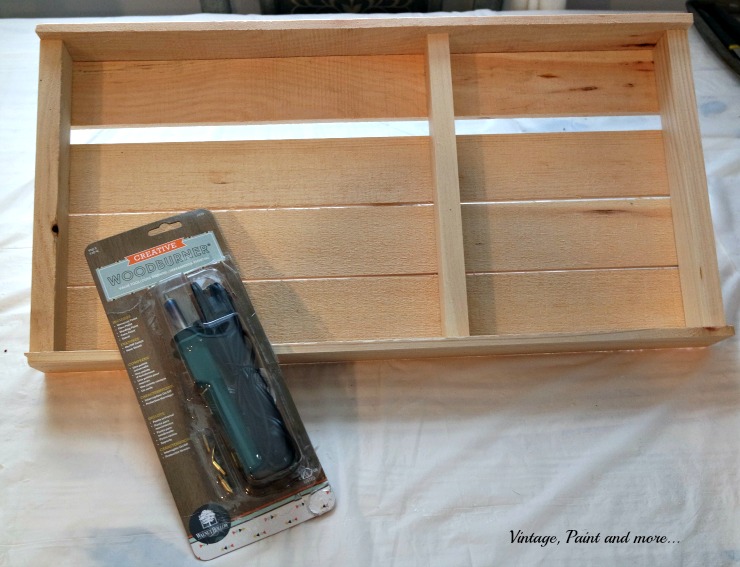 DIY Vintage Pallet Tray Vintage, Paint and more...