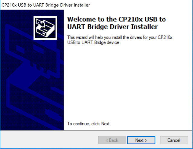 Install the CP210x USB