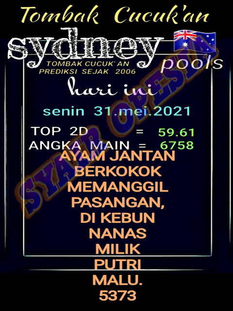 Syair Harian Sdy 31 Mei 2021 Kode Syair Sgp Hk Sd Motesia Syair Harian Sdy 31 Mei 2021 Kode Syair Sgp Hk Sd Motesia