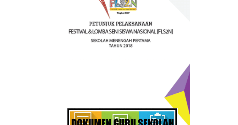 Juknis FLS2N SMP Terbaru Tahun 2018/2019