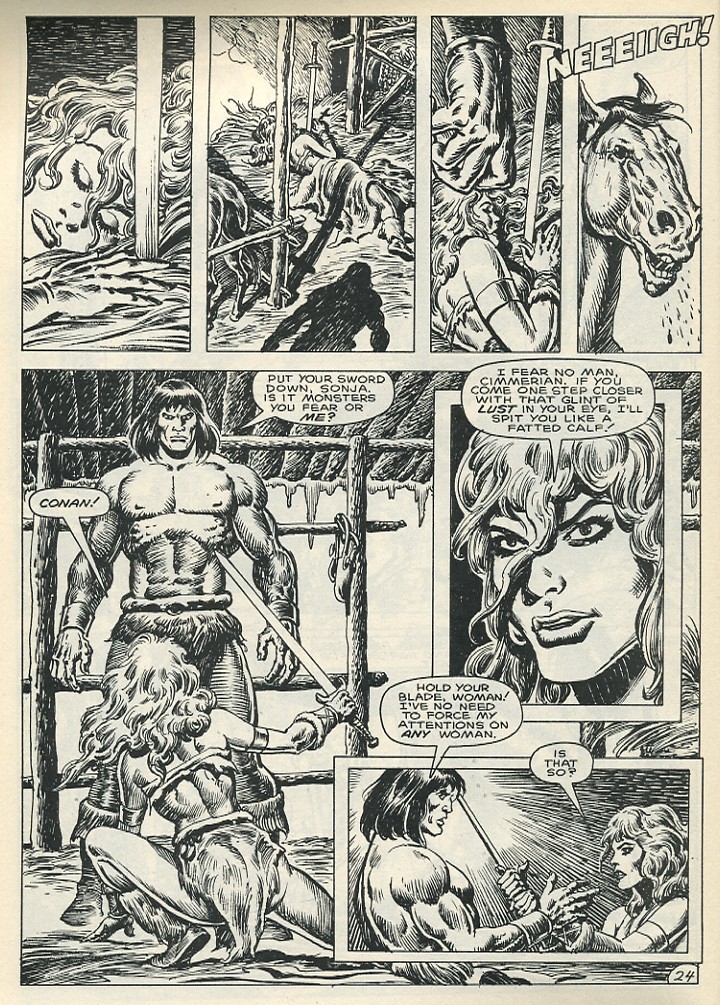 Read online The Savage Sword Of Conan comic -  Issue #144 - 30