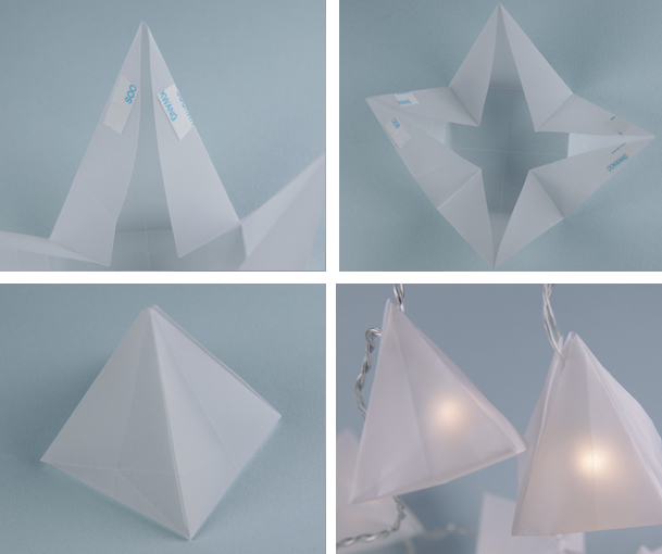 Claire's paper craft Vellum Lighting