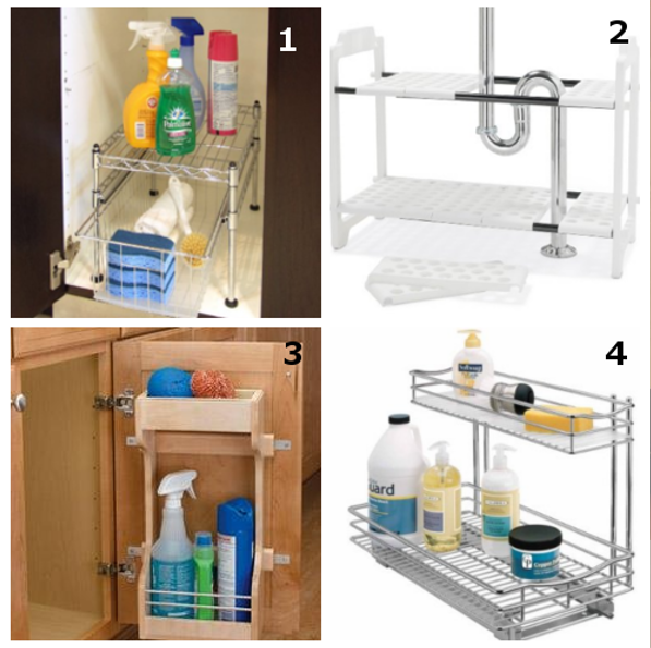 DIY Home Sweet Home Under Sink Storage Solution.