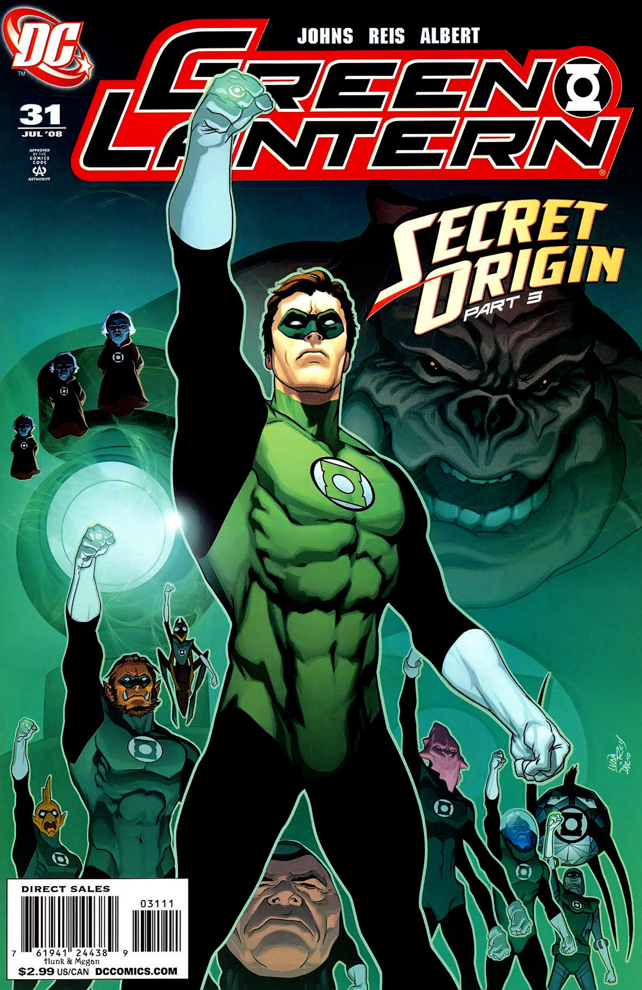 Read online Green Lantern (2005) comic -  Issue #31 - 1